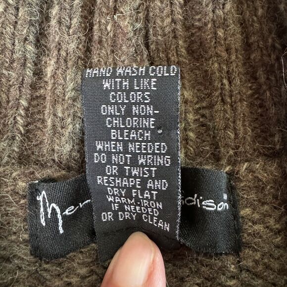 Mercer & Madison Cardigan Women 3x Lamb Wool Angora Nylon Short Sleeve - Picture 6 of 10